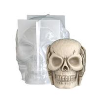 Halloween Skull Mold Food Safe Silicone For DIY Candle Resin Art Projects Party Decoration Halloween Party Props