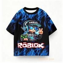 Boys Clothes Girls Kids Roblox Summer Game Short Sleeve T-shirt 110