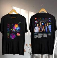 Coldplay Graphic Shirt Coldplay Music of the Spheres Tour 2025 Shirt Coldplay Unisex T-Shirt XXXL white