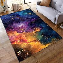 Stars galaxy universecarpet Yoga living room room decor children's crawling mat doormat area rug games floor mat 40x60cm