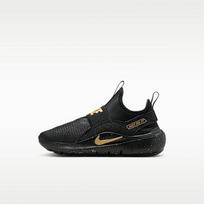 Nike Flex Runner 4 Black Metallic Gold (PS) 28
