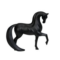 Resin Horse Figurine Home Decor Geometric Design Sculpture for Living Room Office Study Desk Ornament Modern Artistic Craft One Size