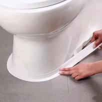 Flexible Waterproof Seal Strip for Toilet Base Gap Sealing Bathroom Sink Edge Adhesive Tape Corner Sealant Strip for Kitchen and Bathroom One Size