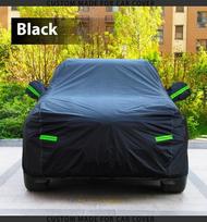 Tinka Mitsubishi Outlander 2013-2019 pilna automobilio danga, Oksfordo audinys, apsauga nuo UV spindulių, atspari vandeniui, sniegui ir dulkėms juoda