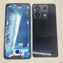 Full Housing For Xiaomi Redmi Note 13 Pro 5G Middle Frame +Glass Battery Back Cover Rear  With Camera Lens žalia
