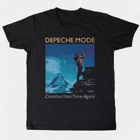 Depeche Mode Construction Time Unisex Black T Shirt Full Size S-5XL XXXXL blue