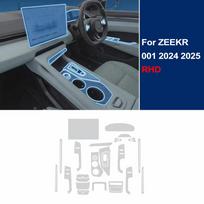 for ZEEKR 001 2024 2025 Car Interior Film Navigation Media Touch Center Screen Gear Shift Panel Pre-cut PPF Protective Film for ZEEKR 001 24-25