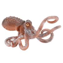 Didelis aštuonkojo modelis Realistiškas vandenyno gyvūno žaislas Edukacinė dekoracija PVC aštuonkojo figūrėlė statulėlė Length: Approx. 20cm / 7.9in brown