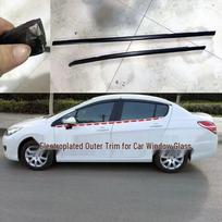 Peugeot 308 Exterior Window Trim and Door Sealing Strip Front Left Strip - Bright