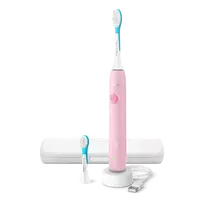 „Philips Sonicare For Kids 3+ Smart HX6600/41“ elektrinis dantų šepetėlis vaikams su 2 antgaliais
