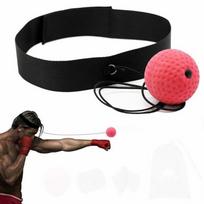 Bokso refleksas, greitis smūgis kamuoliuku, rankų ir akių koordinacijos pratimas Muay Thai black