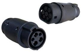 Prekė su pažeista pakuote. Elektromobilių adapteris Duosida EV Adapter Duosida Type 2 (Female) - Type 1 (Male) EV200481, Type 2