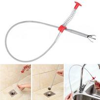 Sink Hook Bendable Sewer Hair Dredging Kitchen Tool Cleaning Pipe Spring Household Cleaning Tools KTY