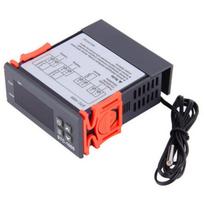 Elektroninio skaitmeninio mikrokompiuterio temperatūros valdiklio termostato prietaisas STC-1000 skirtas gray