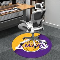 1 vnt. Krepšinio Lakers biuro apvalus kilimas, vidinis kilimėlis, tinkamas biurui, miegamajam, svetainei, namų dekoravimui, kambario dekorui, biurui a0926217 80cm by 80cm