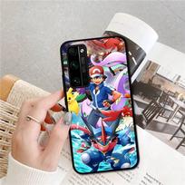 Cartoon P-Pokemones Cute Phone Case For Huawei Honor 10 Lite 9 20 7A 9X 30 50 60 70 Pro Plus Soft Silicone Cover Huawei Honor 9x black