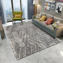 Nordic Large Area Rug Soft Non-Slip Floor Mat Modern Simple Living Room Decor Carpet for Sofa Coffee Table Bedroom 50X80CM