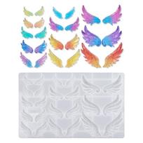Easy Demold Silicone Angel Wing Mold Mirrored Finish Epoxy Resin Crafting Tool for Handmade Projects 1