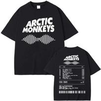 Arctic Monkeys Music Album Graphic T-shirt Men Women Vintage Hip Hop Street Style T Shirts Cotton Casual T Shirt S juoda