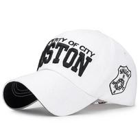 BOSTON Embroidered Baseball Caps for Men Women Snapback Hats Designer Cap Men Gorras Hombre Originales Men Golf Hat Trucker Hat 56-62CM balta