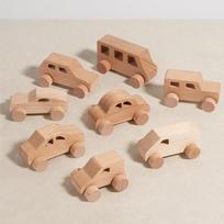 DIY Wooden Toy Car For Children Wooden Push Car Shape Educational Toy For Grasping Can Be Painted And Used As Decoration Gift