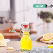 Lock&Lock Snap Glass Bottle for Home Brewing, Enzymes, Milk, Oil & Vinegar gray