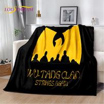 Wu T-TANG Clans Series Sign Soft Plush Blanket,Flannel Blanket Throw Blanket for Living Room Bedroom Bed Sofa Picnic Cover Kids 75x90cm