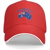 Australia Map Flag Baseball Cap Unisex Polyester Casual Summer Adjustable Sun Protection Hat Adjustable