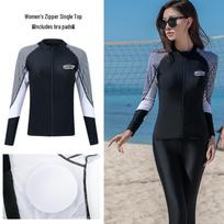 Unisex Split-Type Diving and Surf Suit: Long Sleeve, Sun Protection, Quick-Dry, Plus Size Jellyfish Suit for Beach Swimwear. XL
