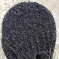 1/2/3 metro Rabbit Velvet Rose siuvinėtas pliušinis audinys PV Velvet 3D Rose Storas dirbtinio kailio audinys, skirtas pasidaryk pats žieminiams paltams 1M