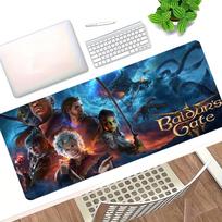 HYBXAXC Game Baldurs Gate  Astarion Mousepad Large Keyboard Desk Mat Gaming Mouse Pad LockEdge Nonslip Mat 800x400x2mm