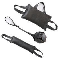Pet toys vent leather balls cowhide biting sticks biting pillows and biting resistant to bite medium and large dogs juoda
