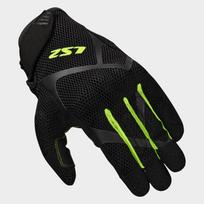 LS2 RAY II MAN GLOVES BLACK H-V YELLOW vyriškos pirštinės - 3XL
