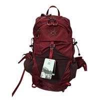 SAMSTRONG Outdoor Hiking Backpack, Travel Bag, 30L Trekking Backpack, Wine Red raudona
