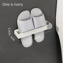 Bathroom Slipper Shelf No Punching Wall Mounted One Piece Shoe Rack Space Saving Shelf Bathroom Hanging balta