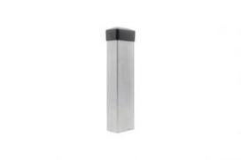 Stulpas tvorai 60x40 mm, H2,4 m, sienelė: 1,5 mm, ZM430 (Magnelis) su PVC laikikliu