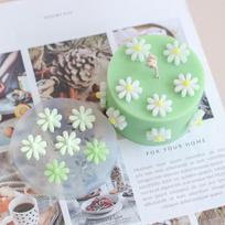 Saulėgrąžų silikoninė muilo forma Mini gėlės aromaterapinės žvakės forma Pasidaryk pats dekoracija