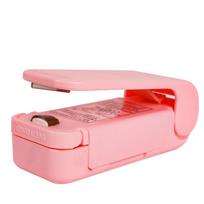 Portable Mini Heat Sealer for Plastic Bags and Snacks, Handheld Sealing Machine for Home Use rožinė