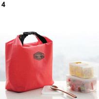 Creative Thermal Cooler Insulated Waterproof Lunch Carry Storage Picnic Bag Pouch AVE raudona