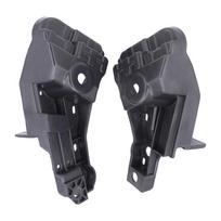 Pair For Honda HRV HR-V 2019-2022 Front Grille Upper Side Brackets Black RH+LH