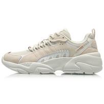 Li Ning Chasing The Moon Shock Absorption Non-Slip Wear-Resistant Breathable Low-Top Sports Casual Shoes Women Sneakers White AGLQ248-1 35⅔