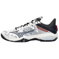 Mizuno Wave Claw Neo 2 Durable Non-Slip Low-Top Badminton Shoes Unisex Shoes Black White 71GA227040 40