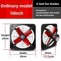 Household Range Window Type Strong Wind Ventilation Fan Oil Fume Exhaust Equipment Toilet  Kitchen Aluminum Alloy Exhaust Fan
