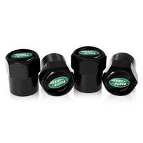 Automobilio ženkliukas Raktų pakabukas Raktų žiedas su Padangos Ventilio Dangteliu Automobilio Priedai Land Rover Range Rover Defender Freelander Discovery 1 2 3 Evoque Rover L322 L405 4pcs black black