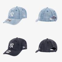 New Era Mlb New York Yankees Snow Washing Denim Unstructured Cap 14890754 55 54 light blue/CHILD/M (46 years old)