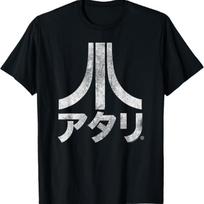 Ripple Junction x ATARI Logo Japanese Burnout T-Shirt S juoda