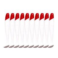 10 vnt. 5,5–12 cm irklinių uodegų vobleriai, T formos uodegos masalai, minkšti žvejybos masalai, dirbtiniai sliekų masalai, žvejybos masalas 6.3cm