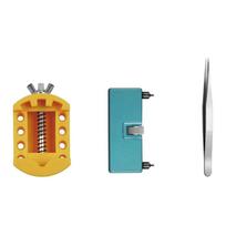 3 in 1 Repair Tool Set Watch Back Remover Tool Adjustable Opener Back Case Remover Watch Case Back Opener Repair Remover Holderm