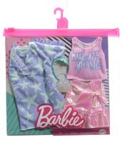 Barbie Fashion Pink Star Doll Storage GRC88 2-Pack & [Dress-Up Accessories] [Includes Case] [Ages 3+]
