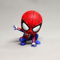 Marvel Avengers Spider Man Cute Action Figure Posture Anime Decoration Collection Figurine Toy Model Ornaments Children Gift red